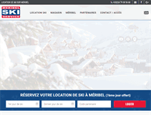 Tablet Screenshot of meribel-ski-service.com